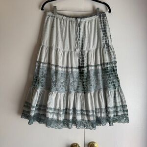 IZ Byer California Lacey Tie Dye Skirt Fairycore Whimsical Whimsy Size Medium